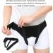 Adjustable Hernia Support Belt for Men - Dual Shape Pads Removable Compression Ideal for Single & Double Inguinal Hernia - Buy Online on GoSupps.com
