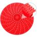 Alipis 2pcs Air Fryer Liner French Fries Frying Mat Silicone Liners Silicone Air Fryer Mat Steamer Round Red 20X20X1CM - Buy Online on GoSupps.com