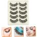 FRCOLOR 40 Pairs diamond false eyelashes false lashes natural look false eyelashes with rhinestones lash extensions women eyelash fake lash chemical fiber hard stem With diamond gem - Buy Online on GoSupps.com
