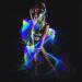 GloFX Space Whip Remix PROGRAMMABLE LED Fiber Optic Whip 6 Ft 360 Swivel - Super Bright Light Up Rave Toy | EDM Pixel Flow Lace Dance Festival