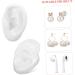 6 Pairs Silicone Ear Molds - Realistic Fake Ear Models for Studs | International Shipping Available - Buy Online on GoSupps.com