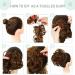 SEGO Hairpiece Extensions - Real Hair Long Messy Bun Updo Voluminous Dark Brown #2 - International Shipping Available - Buy Online on GoSupps.com