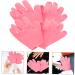 FRCOLOR 2 Pairs Moisturizing Gloves Mittens Lotion Gloves Overnight for Women Gloves for Dry Hand Silicone Glove Lotion Hand Moisturizing Glove Sock Silica Gel Miss Soft Pink - Buy Online on GoSupps.com