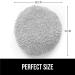 Gray Kangaroo Shag Chenille Toilet Lid Cover | Soft Microfiber | Machine Washable | Quick Drying | Fits Most Standard Lids | Home Bathroom Decor - Buy Online on GoSupps.com