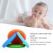 4-Pack Silicone Baby Bite Ring Toys | Dishwasher & Fridge Safe | Colorful Teether for Boys & Girls - Buy Online on GoSupps.com