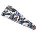 Skull with Butterfly Microfiber Hair Towel Wrap for Women 10 Inch X 26 Inch Super Absorbent Hair Turban with Button