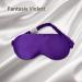 Yunchi 100% Silk Sleep Mask for Men & Women | Comfort Bio Satin Eye Mask | 19 Momme Pure Mulberry - Fantasy Violet - Buy Online on GoSupps.com