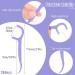 Dental Floss Sticks - 200 Pcs Disposable 2-in-1 Toothpick and Floss Picks for Interdental Cleaning (Purple) - Buy Online on GoSupps.com