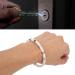Penrux Anti-Static Bracelet - Adjustable Silicone 8 Loops for Men & Women | Remove Static - White - Buy Online on GoSupps.com