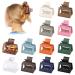 Tisenla 12 Pack Small Hair Claw Clips for Thick Thin Hair 2 Medium Hair Clips for Women Girls Non-slip Hair Styling Accessories
