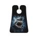 cute shark Print Beard Bib Apron Non-Stick Beard Men's Hair Catcher for Shaving Gifts for Men. One Size Black3
