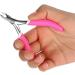 Stainless Steel Nail Art Cuticle Nipper Dead Skin Remover Clipper - Rose Red - Buy Online on GoSupps.com