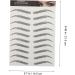 Angoily Eyebrow Sticker 30 pcs Waterproof Black Female Creative Fake Stickers Beauty Artificial Eyebrow Temporary Makeup 21.5X14.5cmx3pcs Blackx3pcs - Buy Online on GoSupps.com