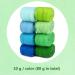 8 Colors Nature Wool Roving Set for Needle Felting and DIY Crafts - Buy Online on GoSupps.com
