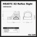 Holosun HS407C-X2 Classic Open Reflex Red Dot Sight 2 MOA - Black - Buy Online on GoSupps.com