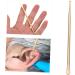 Hemoton Auricular Probe Face Massage Tools - Set of 2 Retractable Pure Copper Ear Point Pens for Body and Ear Detection - Golden, 13.3x0.6cm - Buy Online on GoSupps.com