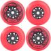 AOWISH 80mm Inline Skate Wheels 4-Pack - Outdoor Asphalt Formula 85A Replacement Wheels with ABEC-9 Bearings and Spacers (Red) - Buy Online on GoSupps.com
