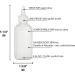BRIGHTFROM Twist Top Applicator Bottles 4 oz - Pack of 2 | Refillable Squeeze Plastic Bottles for Multi Purpose Use - Buy Online on GoSupps.com