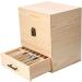 Buy Wosume Wooden Essential Oils Storage Container - 59 Compartment Organizer for Aromatherapy | Durable & Ideal for 5ml 10ml 15ml 30ml Bottles - Buy Online on GoSupps.com
