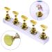 Tinsow Acrylic Fingernail DIY Nail Art Display Stand - Gold | Practice & Training Finger Stand - Buy Online on GoSupps.com