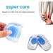 Gel Heel Cups - 2 Pairs | Foot Heel Support Pads Cushions | Orthotic Inserts for Bone Spurs Pain Relief | Shock Absorbing Insoles for Plantar Fasciitis - Large - Buy Online on GoSupps.com