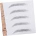 MAGICLULU 4 Pcs 3d Eyebrow Stickers Natural Eyebrow Sticker -like Artificial Eyebrow 6d Template Water Proof - Buy Online on GoSupps.com