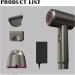 Cordless Portable Blow Hair Dryer Battery Operated Hair Dryer with Quick Charging Base Hot/Cold Wind Low Noise Hair Care Blow Dryers Gifts for Women/Mom - Buy Online on GoSupps.com