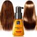 Shouhengda Morocco Argan Oil Hair Care Essence Nourishing Repair Damaged Split Frizzy Hair Repair Hair Care Hair&Scalp Treatments Oil (One Bottle)