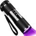 A N K UV Torch 87MM L 9LED Torch 395 NM Black Flashlight Powerful UV Light Pets Urine Detector 26MM Ultraviolet Light 3 x AAA Portable Battery Cat Bed Dog Bed Pet Bed Dry Urine Detector.