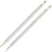 Buy Cross Classic Century Refillable Ballpoint Pen & Pencil Set - Chrome Metallic Finish | Premium Gift Box | International Shipping Available - Buy Online on GoSupps.com