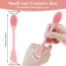 Silicone Face Mask Applicator - 2 Pcs Facial Brush Set for Spa Cream & Lotion - Double Ended Makeup Scrubber Brushes (Multicolor - Buy Online on GoSupps.com