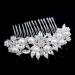 Frcolor Bridal Hair Comb - Simulated Pearl Wedding Hair Accessory (Silver) | Elegant Bridal Hair Comb for Weddings - Buy Online on GoSupps.com