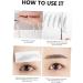 4pcs Eyebrow Stickers Waterproof Eyebrows Eyebrow Grooming Stickers Imitation Eyebrow Tool Modify 4d - Buy Online on GoSupps.com