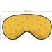 Buy Yellow Cheese Sleep Mask for Women - Adjustable Eye Shades with Elastic Strap for Better Sleep - Buy Online on GoSupps.com