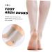 2 Pairs Foot Orthotic Inserts & Arch Support Socks for Men and Women - Comfortable Foot Accessories for Arch Pain Relief - Buy Online on GoSupps.com