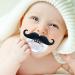 DDKY 3-Piece Beard Shape Pacifier - BPA-Free Silicone for 0-3 Years | International Shipping - Buy Online on GoSupps.com