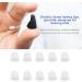 Agatige 10pcs Hearing Aid Domes 10mm Medium Double Layer Close Hearing Aid Power Domes Silicone Hearing Aids Ear Tips Replacement Resound Hearing Accessories (White) - Buy Online on GoSupps.com