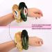 ZOSTLAND Hidden Pocket Velvet Scrunchie with Zipper - 3pcs Multicolour - Buy Online on GoSupps.com