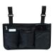 DGFJY Wheelchair Side Organizer Wheelchair Armrest Side Storage Bag with Cup Holder and Reflective Waterproof Wheelchair Armrest Side Storage Bag