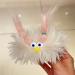 xbiez Devil Hair Clip Adorkable Y2K Gorgeous Adorkable Hairpin 2000s Girls Hairpin Photo Props Accessories White - Buy Online on GoSupps.com