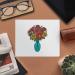 Shop 2 x Microfiber Cleaning Cloths - Vase of Flowers Design | Eco-Friendly & Durable | International Shipping Available - Buy Online on GoSupps.com