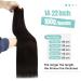 Youngsee 55cm Brown Real Hair Extensions - Remy Weft Hair - Double 100g #2 for Easy Insertion - Buy Online on GoSupps.com