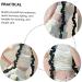 FOMIYES Wig Braid Ponytail Hair Extensions Ponytail Drawstring Braids Curly Hair Extensions Dreadlock Ponytail Braid Wigs Women Hair Extensions Miss To Weave Decorate High Temperature Wire 75X8CM Black - Buy Online on GoSupps.com