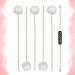 TXIN 12 Pieces Goose Feather Ear Pick - Bamboo Handle Ear Wax Remover & Cleaner for Adults - Wood Earwax Removal Tool - Buy Online on GoSupps.com