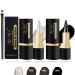 Ayky Long Wear Gel Eyeliner Natural Black Eyeliner Cream Waterproof Rationalu Gel Eyeliner Smokey Eyeshadow Palette Stick Smudge Proof Quick-Drying Matte Create Statement Eye Look (#01+#04)