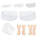 Supination & Pronation Correction Insoles 3 Layers Adjustable Heel Wedge Inserts Orthotics Medial & Lateral Heel Insoles for Bow Legs Knee Pain Foot Alignment (Clear Women 8-12/Men: 7.5-13) Women 8-12/Men: 7.5-13 Clear