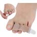 TEAAZA Toe spacers Toe Separator 2PC Fabric Toe Finger Straightener Hammer Toe Hallux Valgus Corrector Bandage Toe Separator Splint Wrap Foot Stretcher Day Night Support (A) (Color : C)