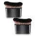 Amabro Makeup Brush 2 PCS 12'' Foundation Brush Flat Blush Brush Portable Facial Body Sunscreen Brush Kabuki Brush for Blending Liquid Cream Powder Cosmetics Bronzer Buffing Highlight Contour