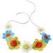 amangul Ethnic Crochet Headband Bohemian Bandanas Headpiece Knitting Flower Tiaras Wide Hairband Women Gypsy Fashion Accessory - Buy Online on GoSupps.com
