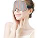 Cute Frog Blue and Pink Striped Sleep Mask Eye Cover - Adjustable Strap, Blocks Light for Night, Travel, Nap - Men, Women - Buy Online on GoSupps.com